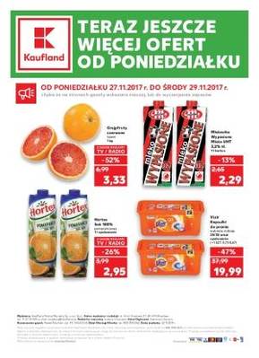 Oferta od poniedziałku