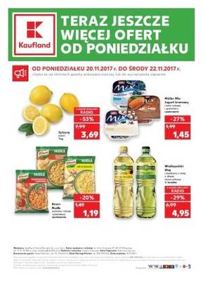 Oferta od poniedziałku