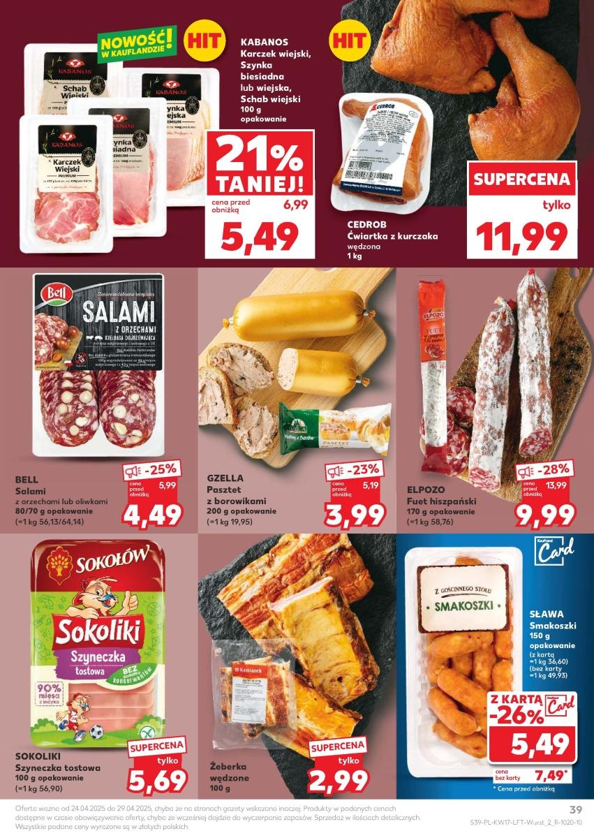 Gazetka promocyjna Kaufland str. 39