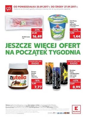 Oferta od poniedziałku