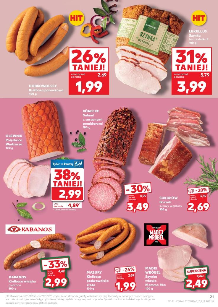 Gazetka promocyjna Kaufland str. 21