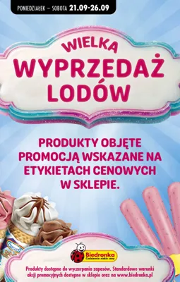 Biedronka gazetka - od 24/09/2026 do 26/09/2026