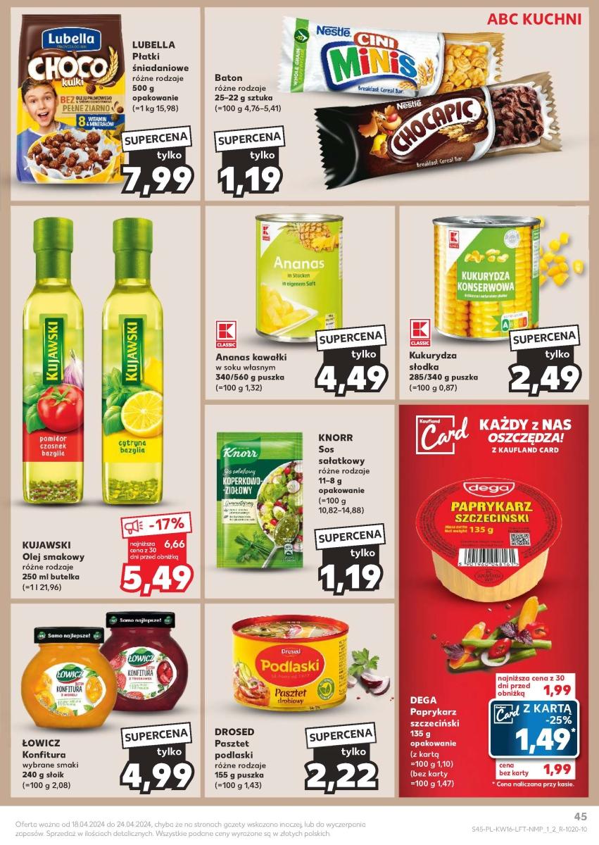 Gazetka promocyjna Kaufland str. 45