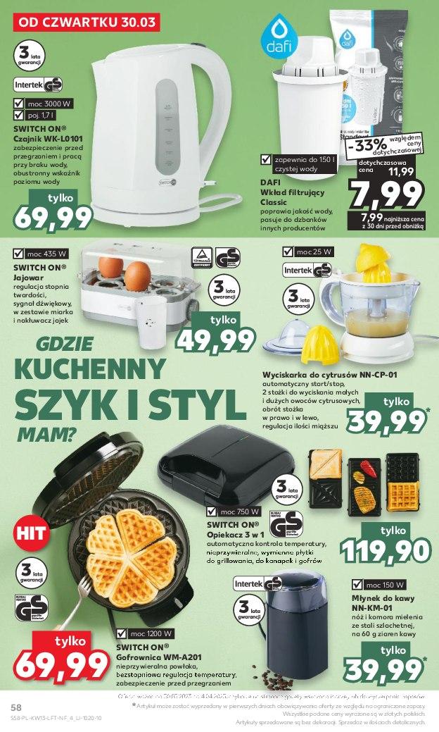 Gazetka promocyjna Kaufland str. 58