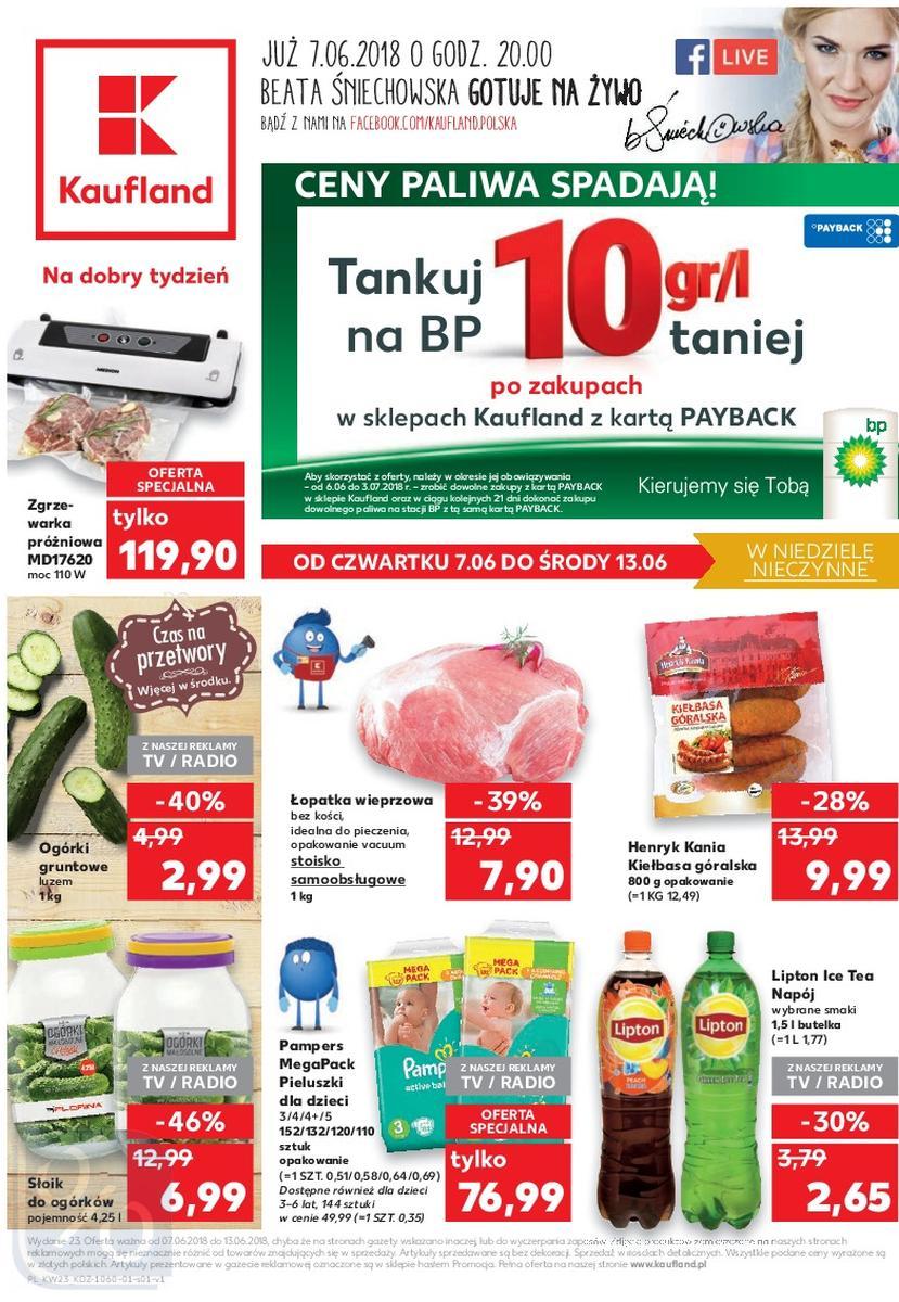 Gazetka promocyjna Kaufland str. 1