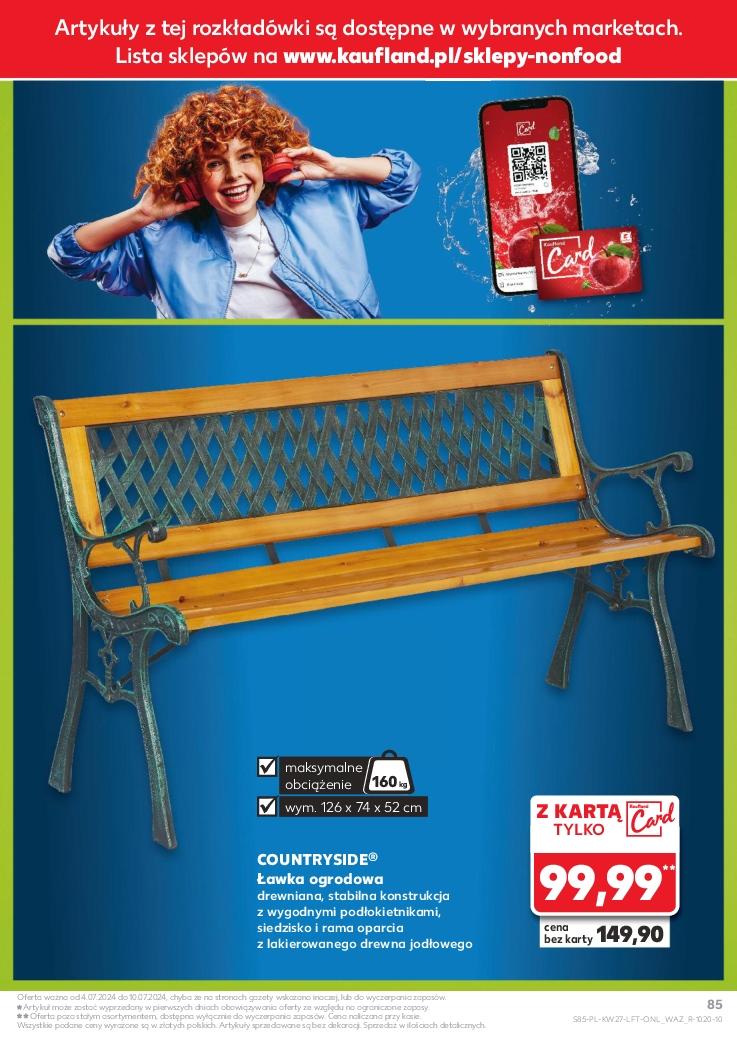 Gazetka promocyjna Kaufland str. 85