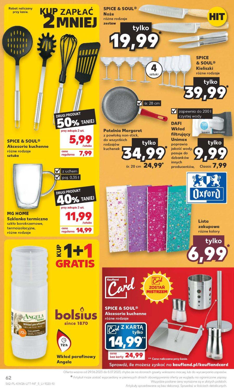 Gazetka promocyjna Kaufland str. 62