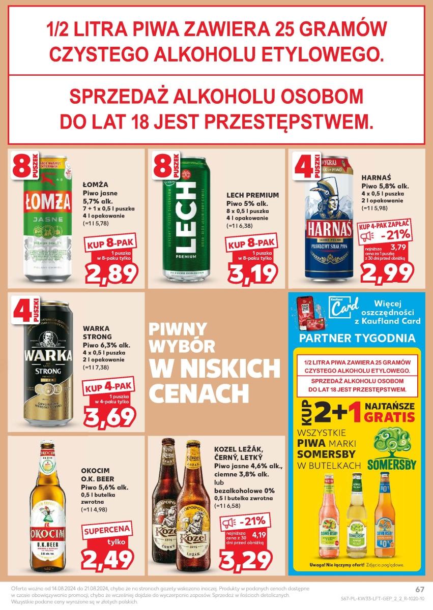 Gazetka promocyjna Kaufland str. 67