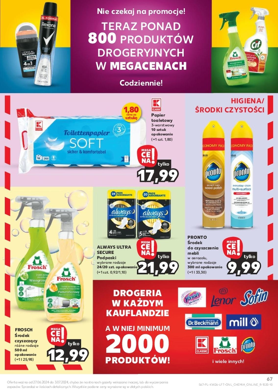 Gazetka promocyjna Kaufland str. 67