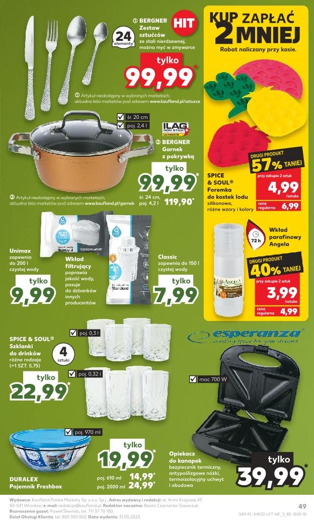 Gazetka promocyjna Kaufland str. 49