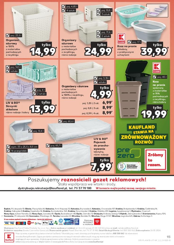 Gazetka promocyjna Kaufland str. 93
