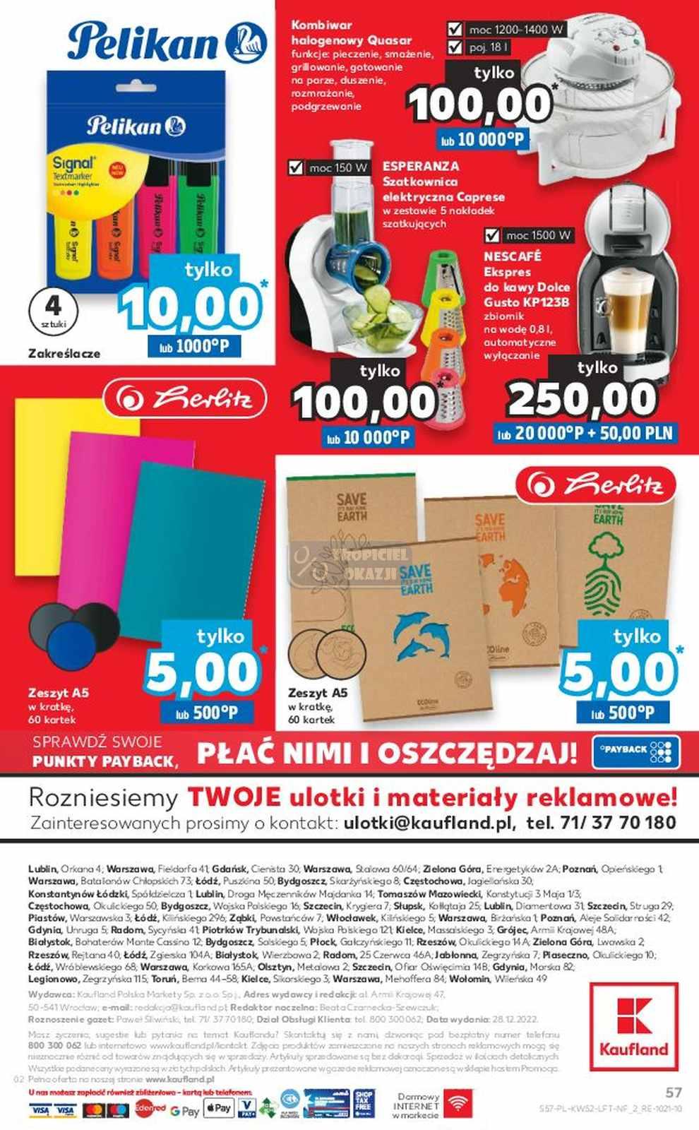 Gazetka promocyjna Kaufland str. 57