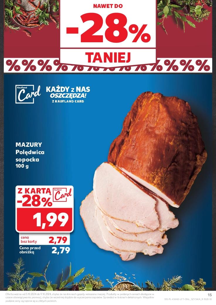Gazetka promocyjna Kaufland str. 15
