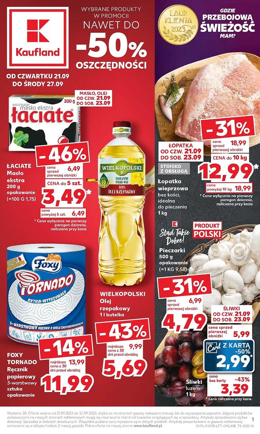 Gazetka promocyjna Kaufland str. 1