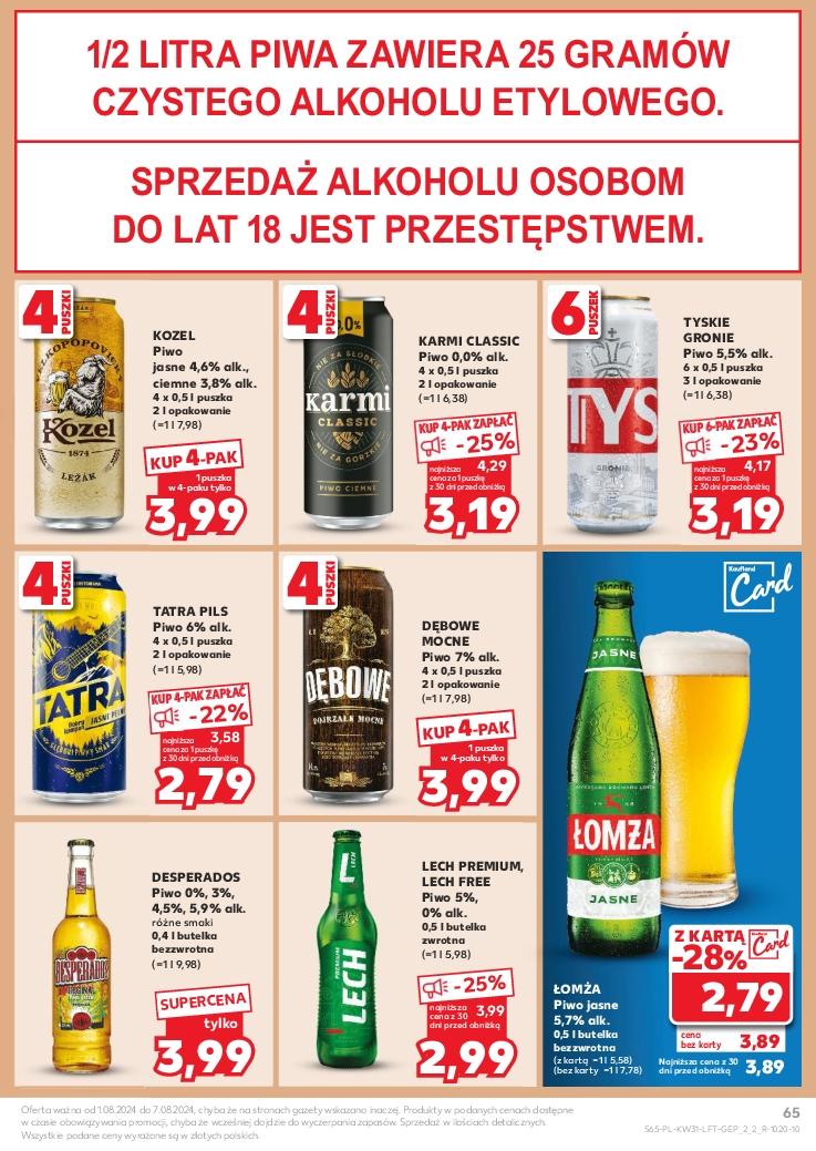 Gazetka promocyjna Kaufland str. 65