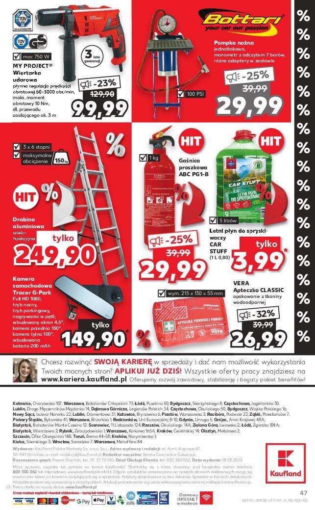 Gazetka promocyjna Kaufland str. 47