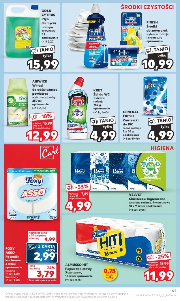 Gazetka promocyjna Kaufland str. 61