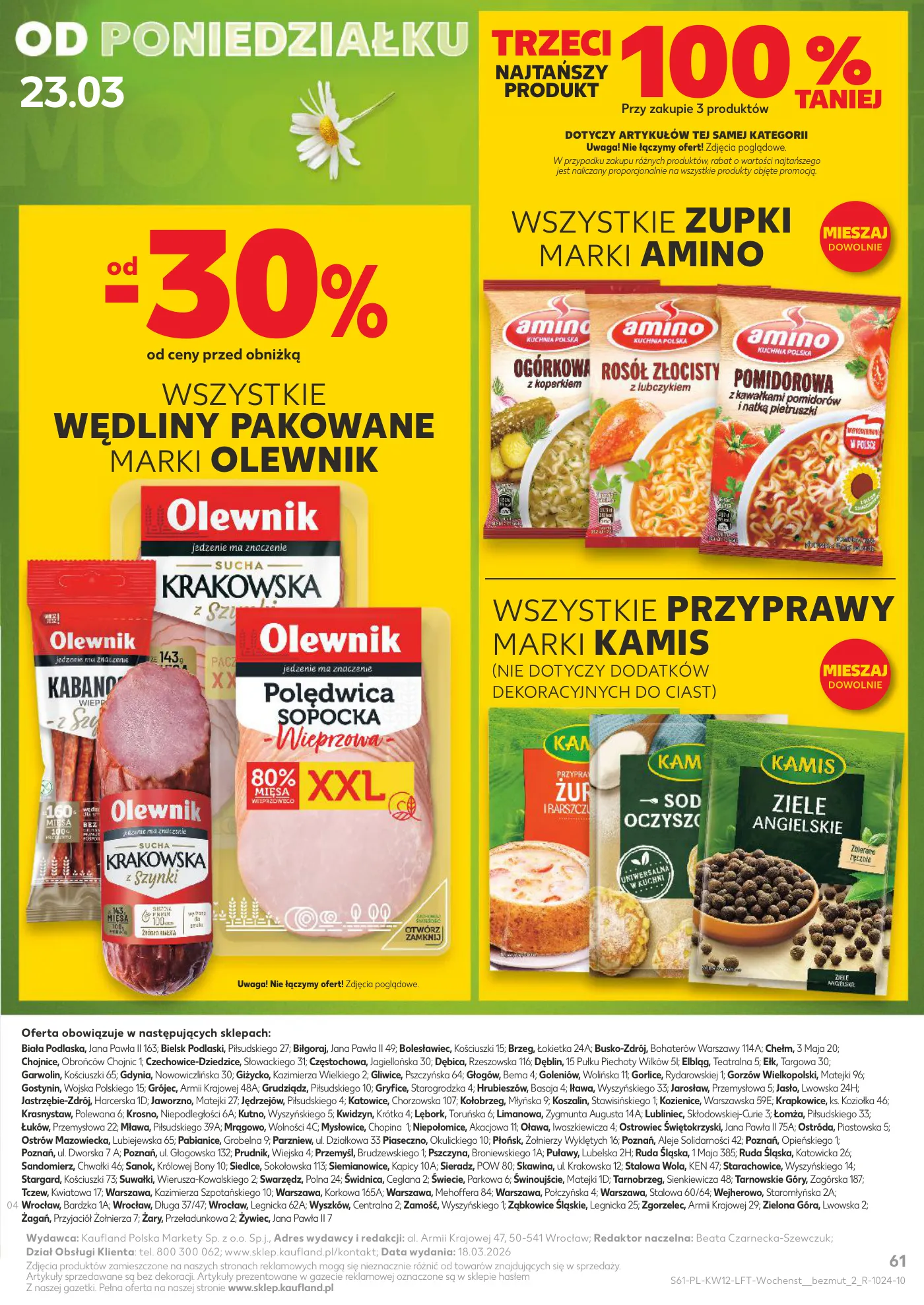 Gazetka promocyjna Kaufland str. 61