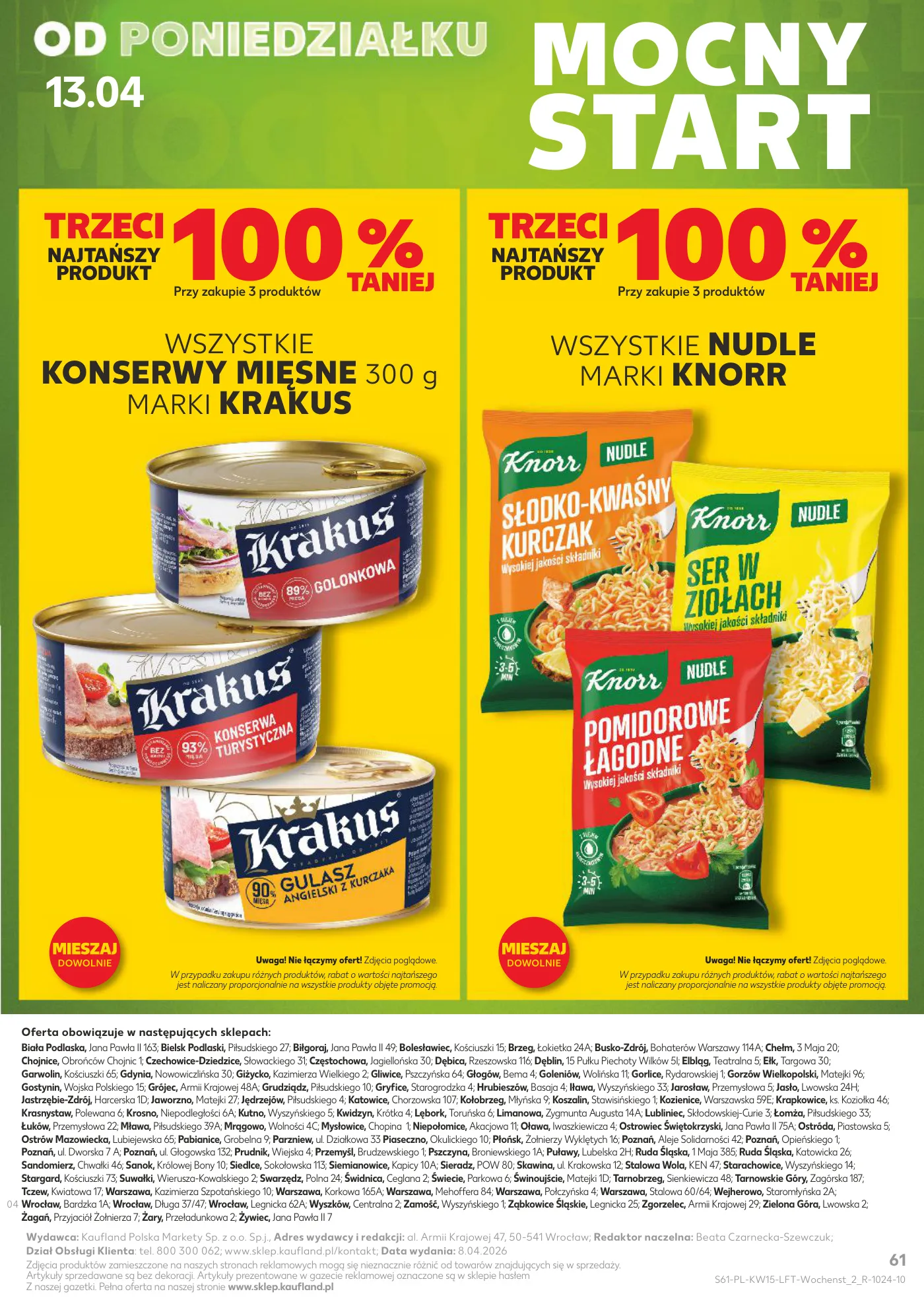 Gazetka promocyjna Kaufland str. 61