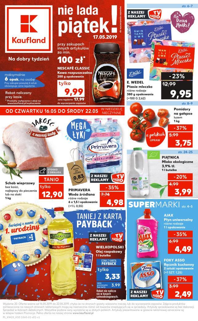 Gazetka promocyjna Kaufland str. 1