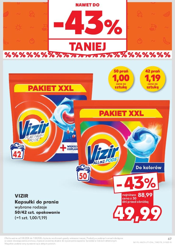 Gazetka promocyjna Kaufland str. 67