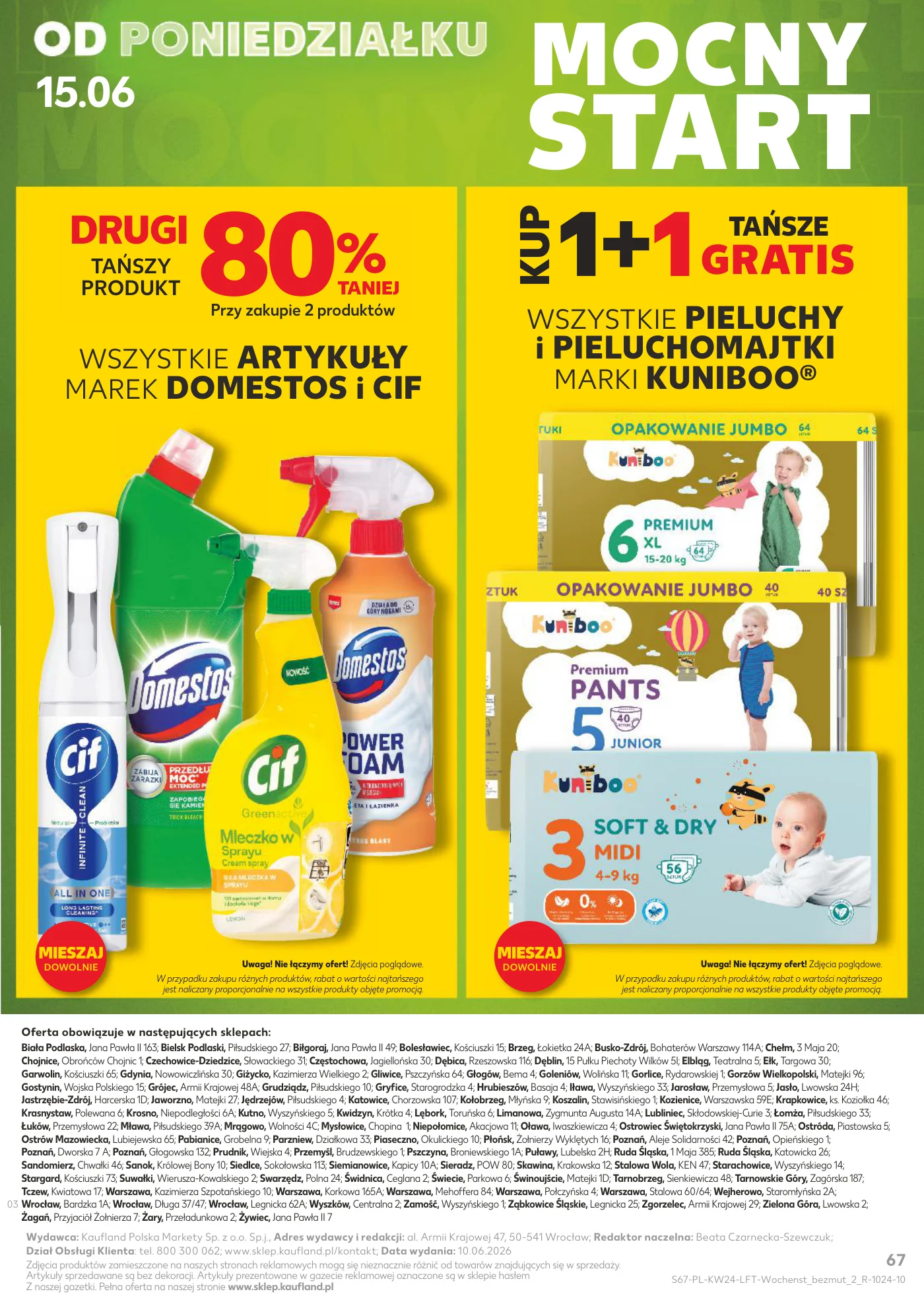 Gazetka promocyjna Kaufland str. 67