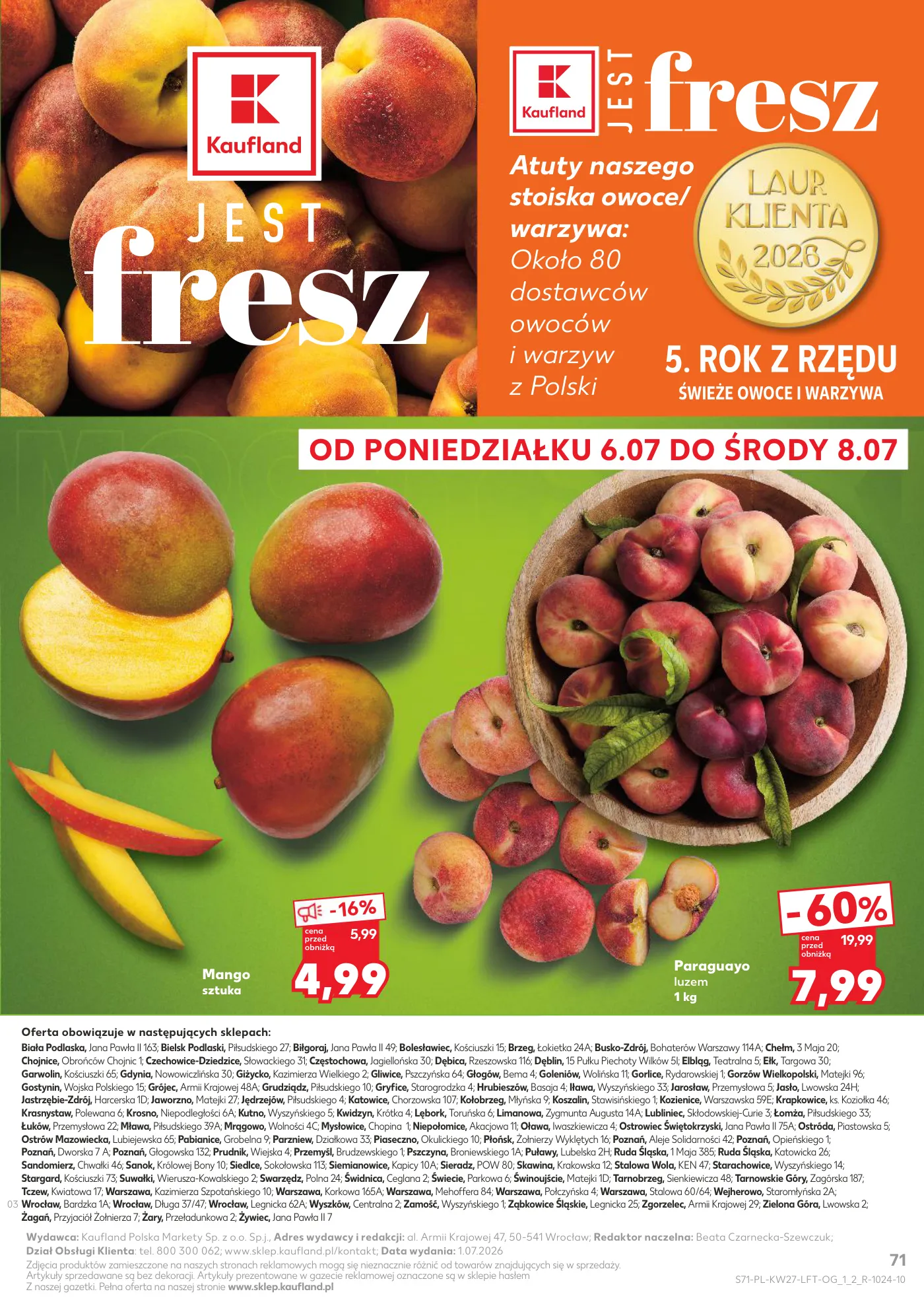 Gazetka promocyjna Kaufland str. 71