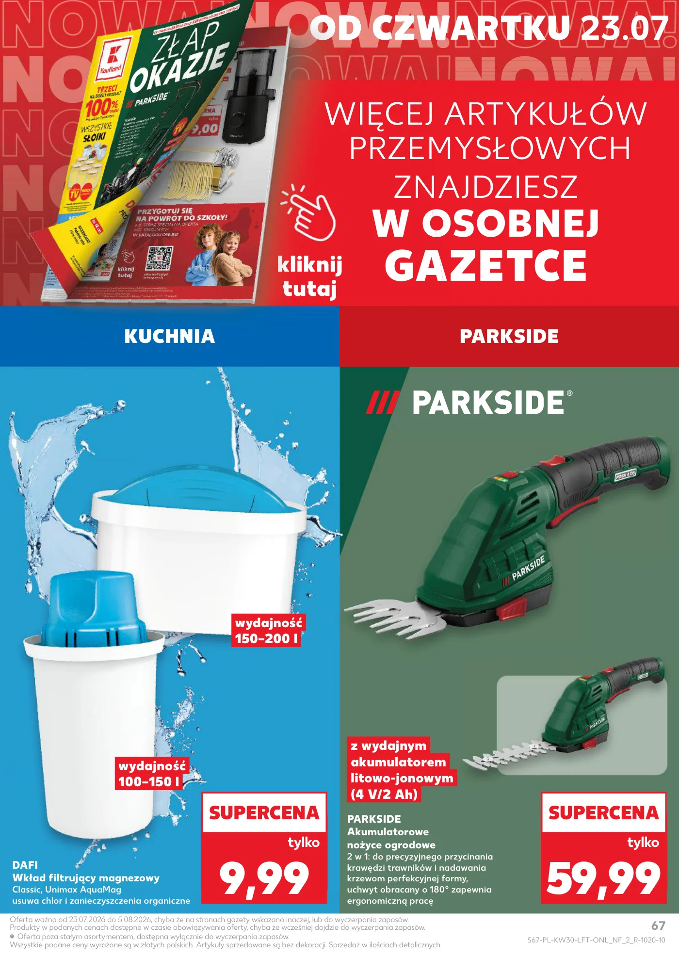 Gazetka promocyjna Kaufland str. 67