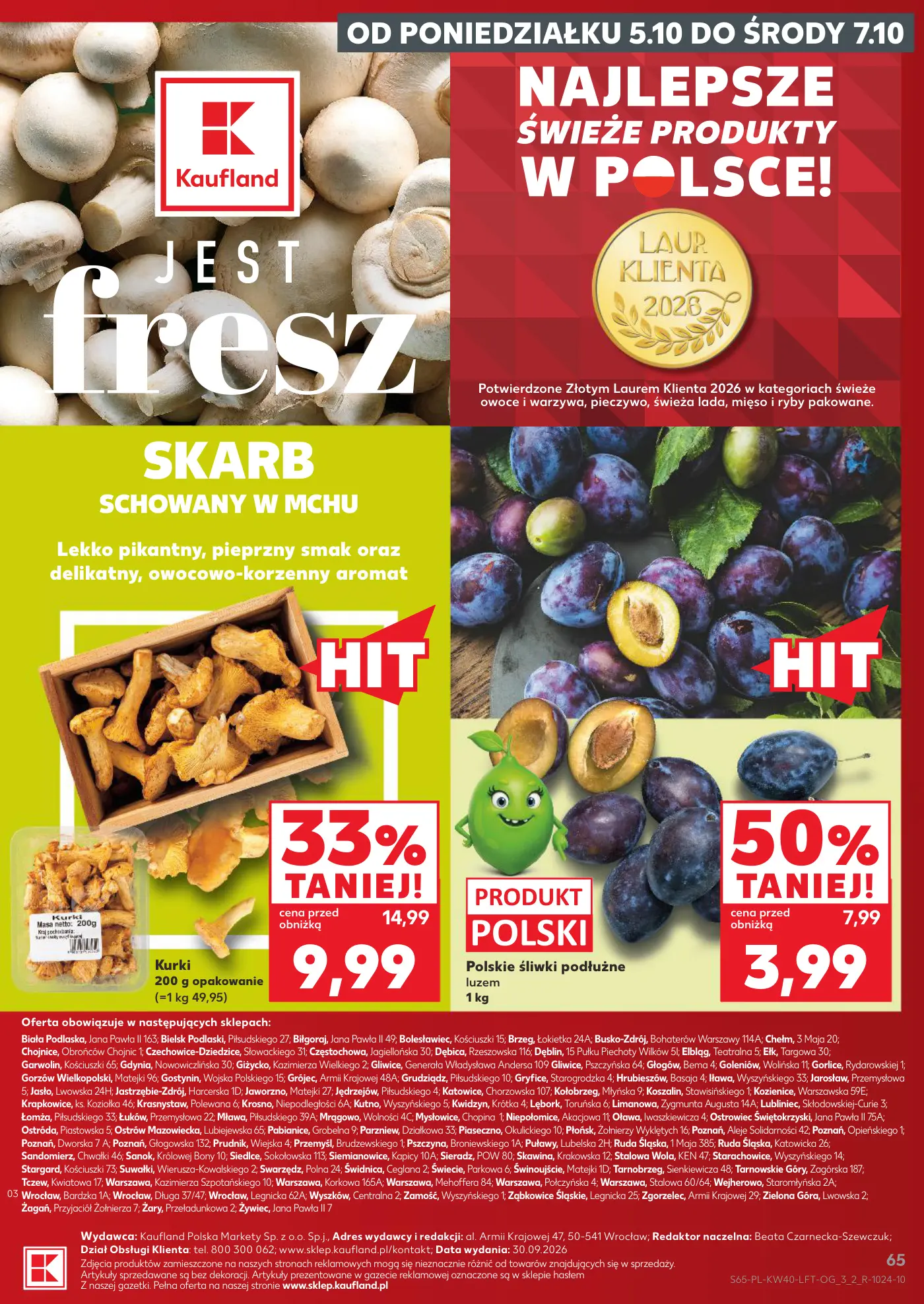 Gazetka promocyjna Kaufland str. 65