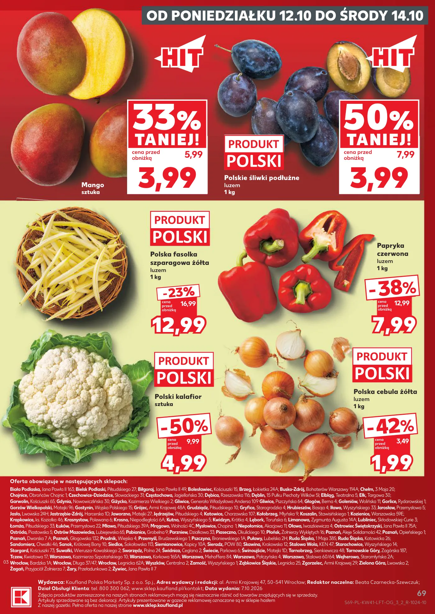 Gazetka promocyjna Kaufland str. 69