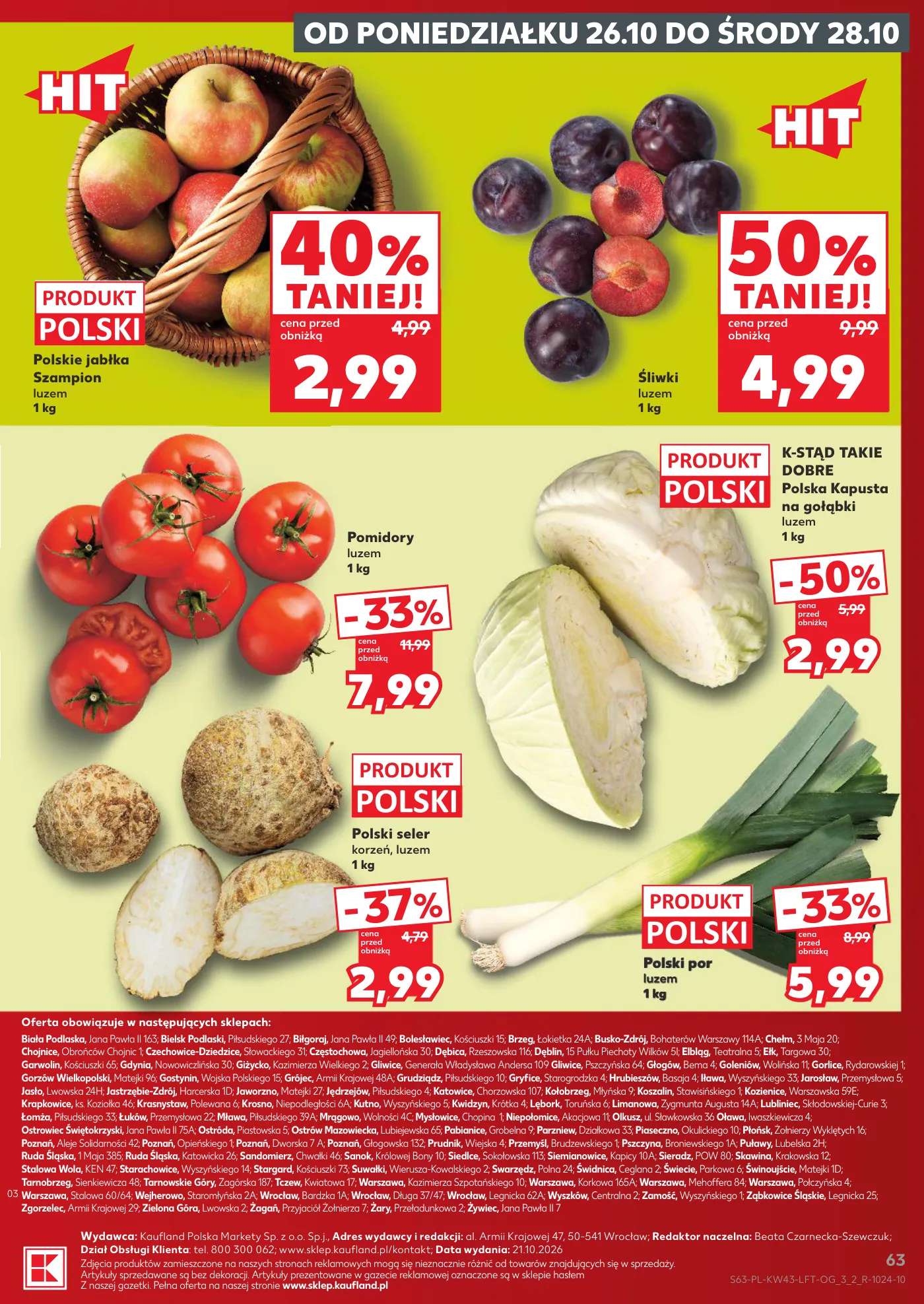 Gazetka promocyjna Kaufland str. 63