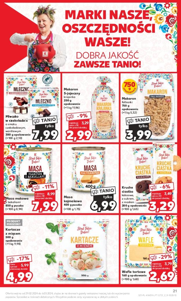 Gazetka promocyjna Kaufland str. 21