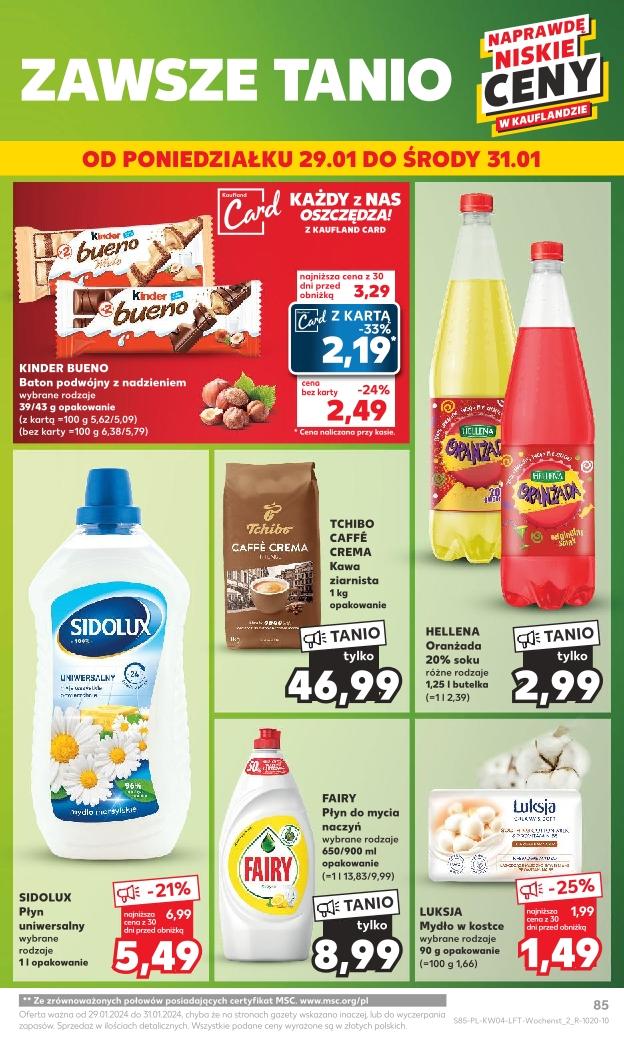 Gazetka promocyjna Kaufland str. 85