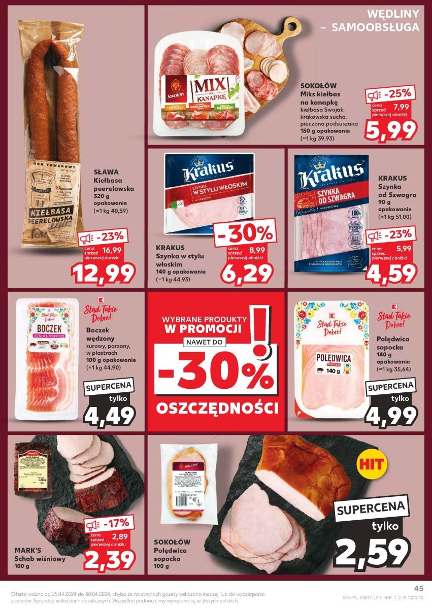 Gazetka promocyjna Kaufland str. 45