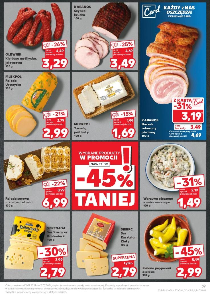 Gazetka promocyjna Kaufland str. 39