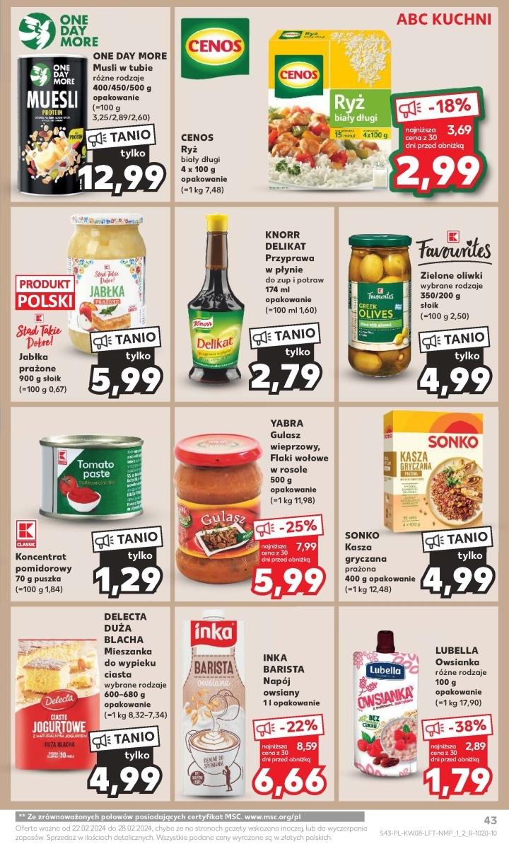 Gazetka promocyjna Kaufland str. 43