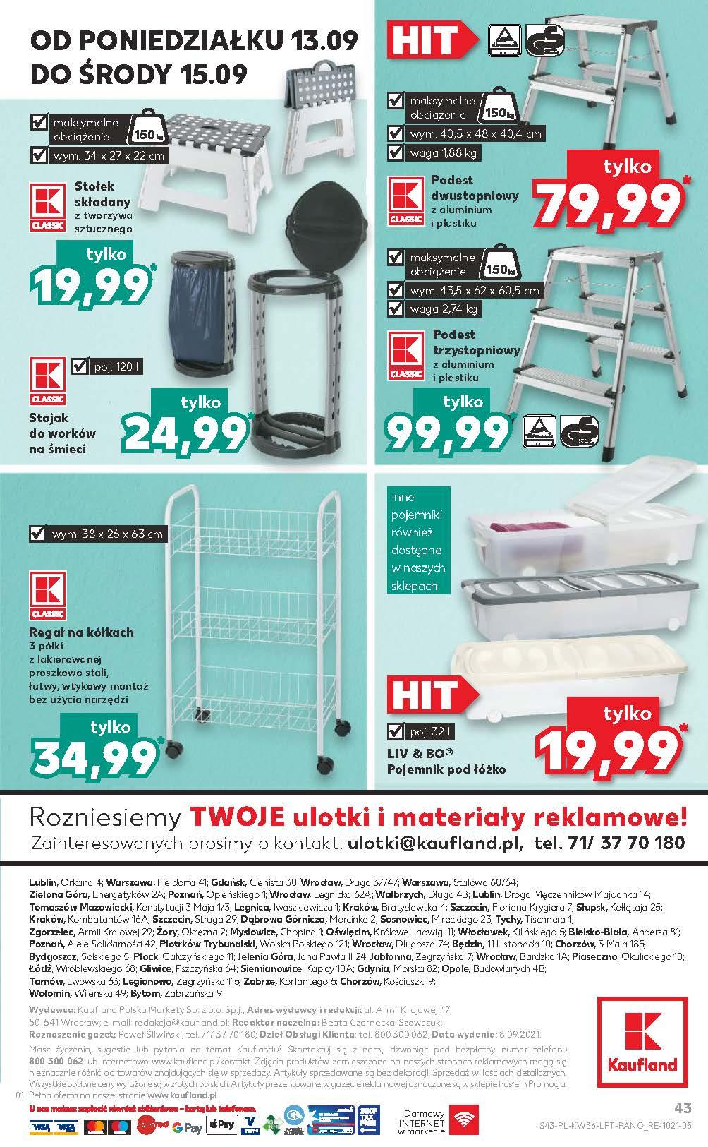 Gazetka promocyjna Kaufland str. 43