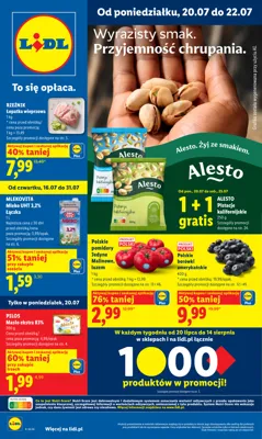 Lidl gazetka - od 20/07/2026 do 22/07/2026