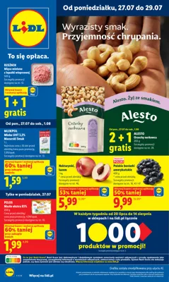 Lidl gazetka - od 27/07/2026 do 29/07/2026